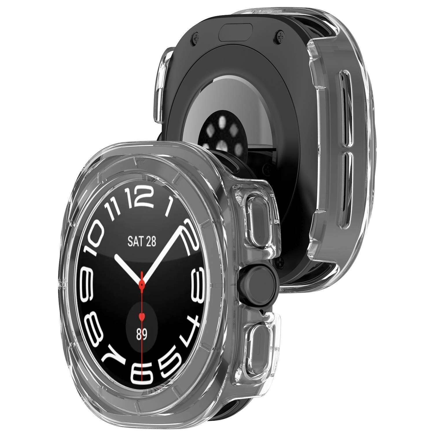 Für Samsung Galaxy Watch Ultra 47mm PC Smart Gehäuse Hülle Transparent