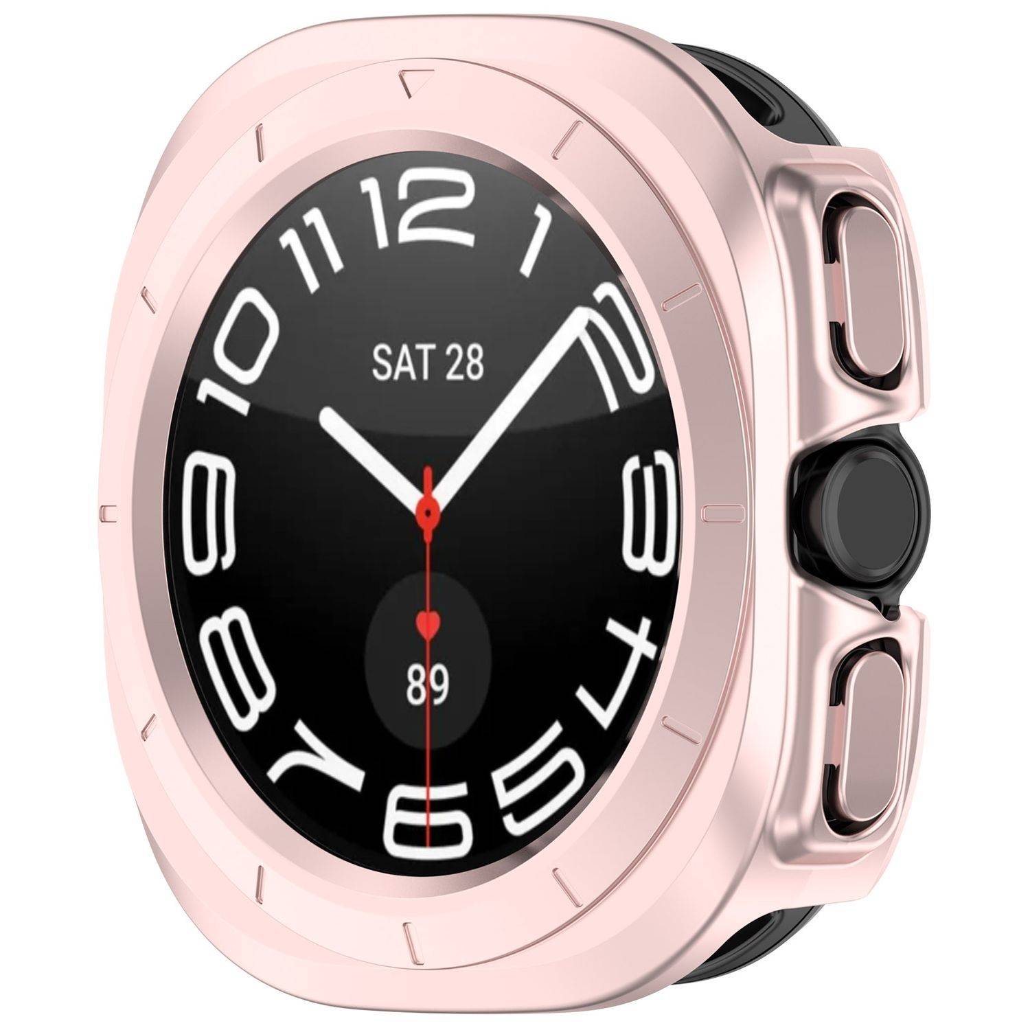 Für Samsung Galaxy Watch Ultra 47mm Kunststoff PC Gehäuse Hülle Rosa
