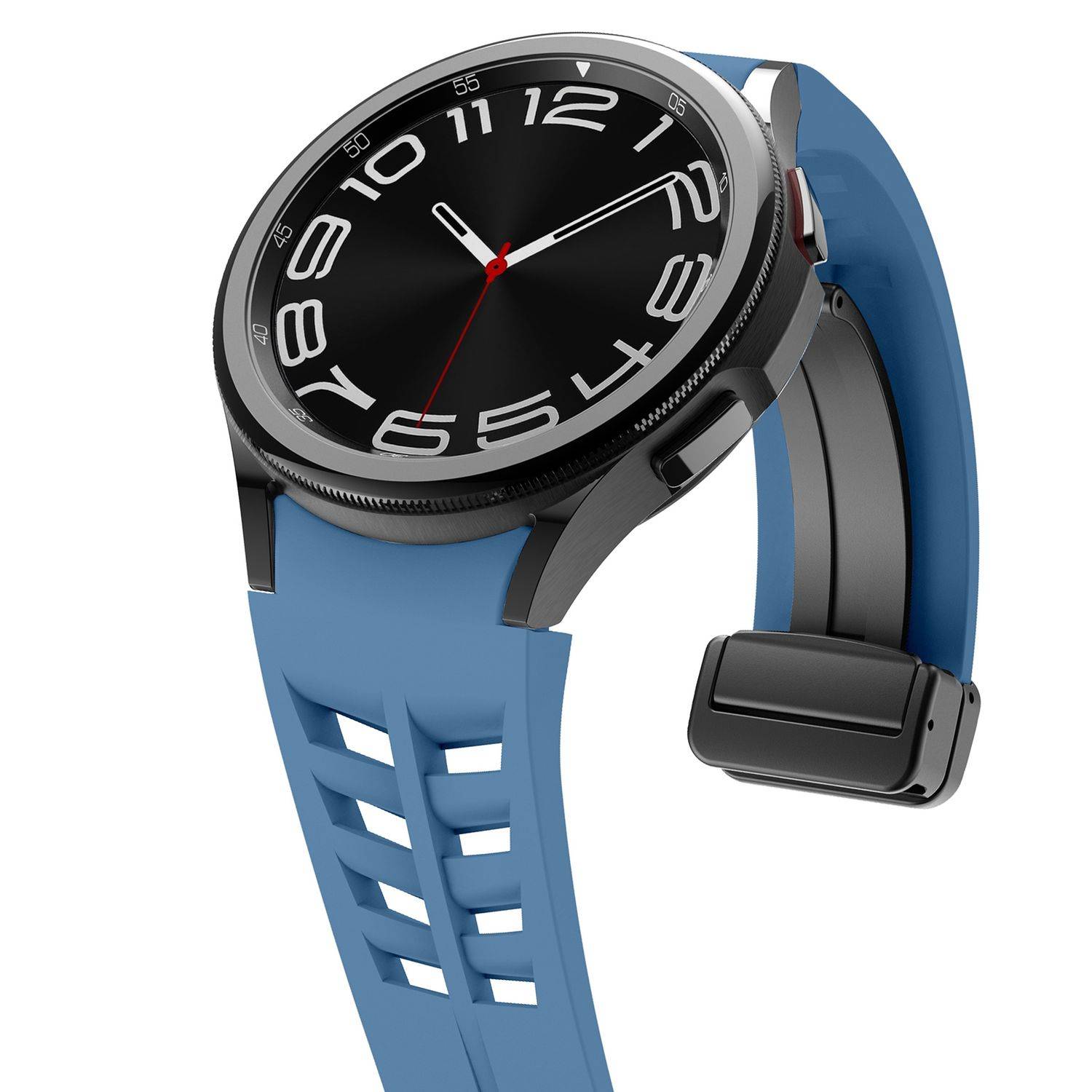 Für Samsung Galaxy Watch FE / 6 / 5 / 4 40mm Silikon Armband Blau