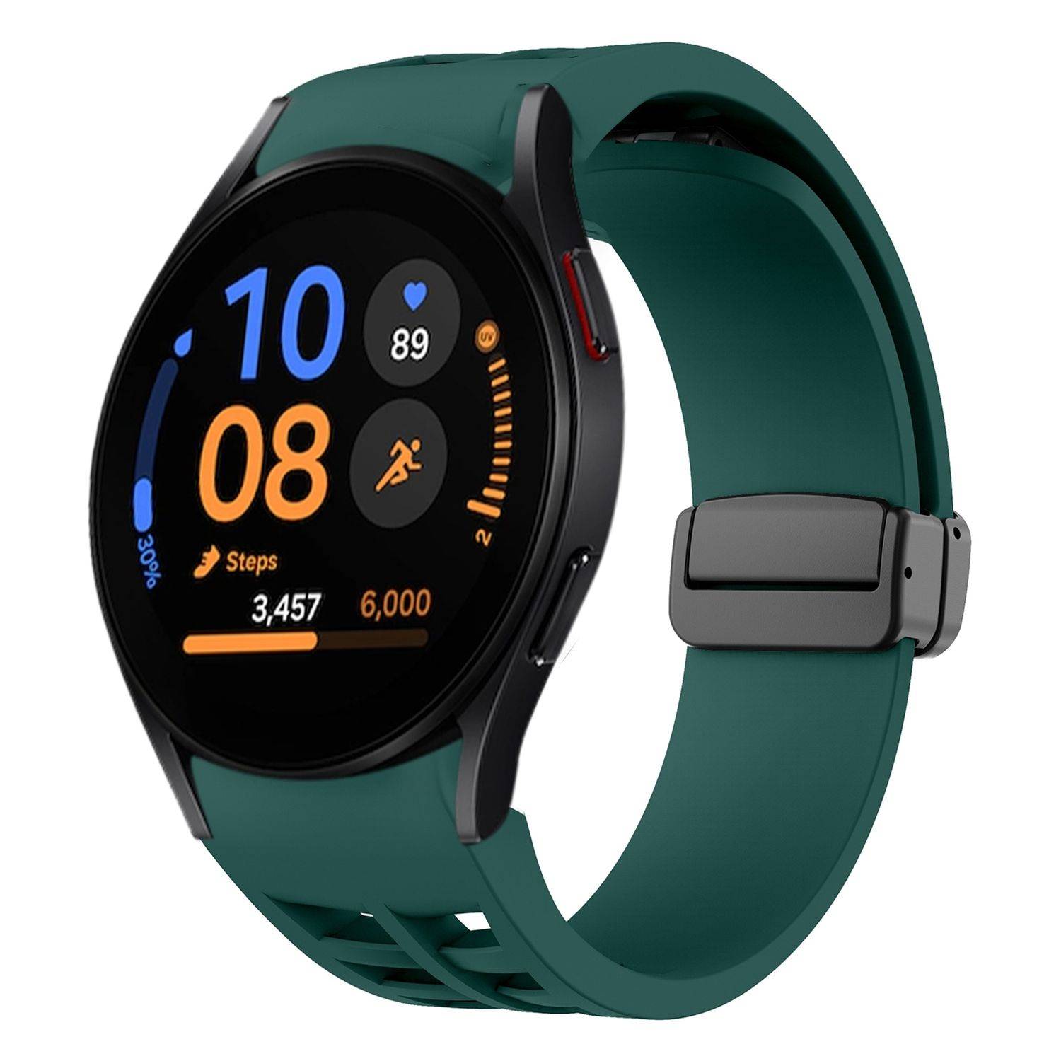 Für Samsung Galaxy Watch FE / 6 / 5 / 4 40mm Silikon Armband Grün