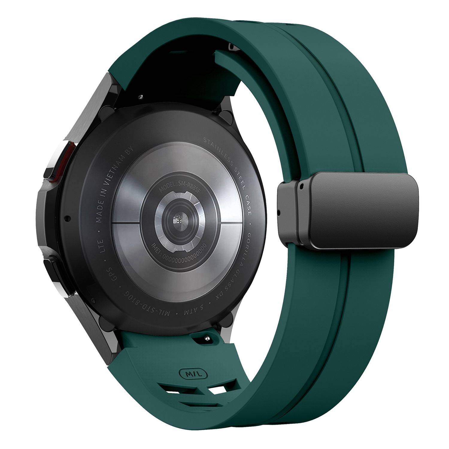 Für Samsung Galaxy Watch FE / 6 / 5 / 4 40mm Silikon Armband Grün