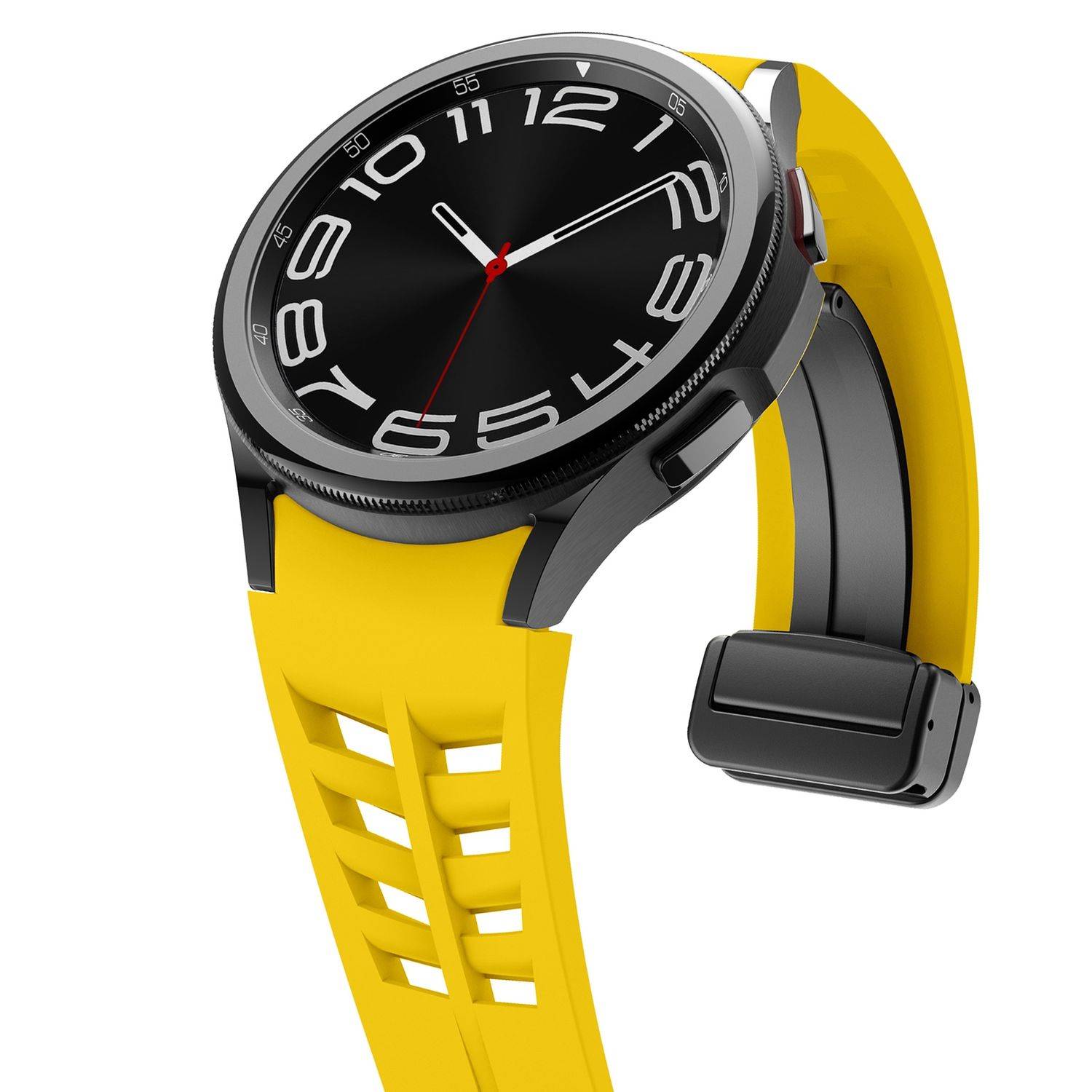 Für Samsung Galaxy Watch FE / 6 / 5 / 4 40mm Silikon Armband Gelb