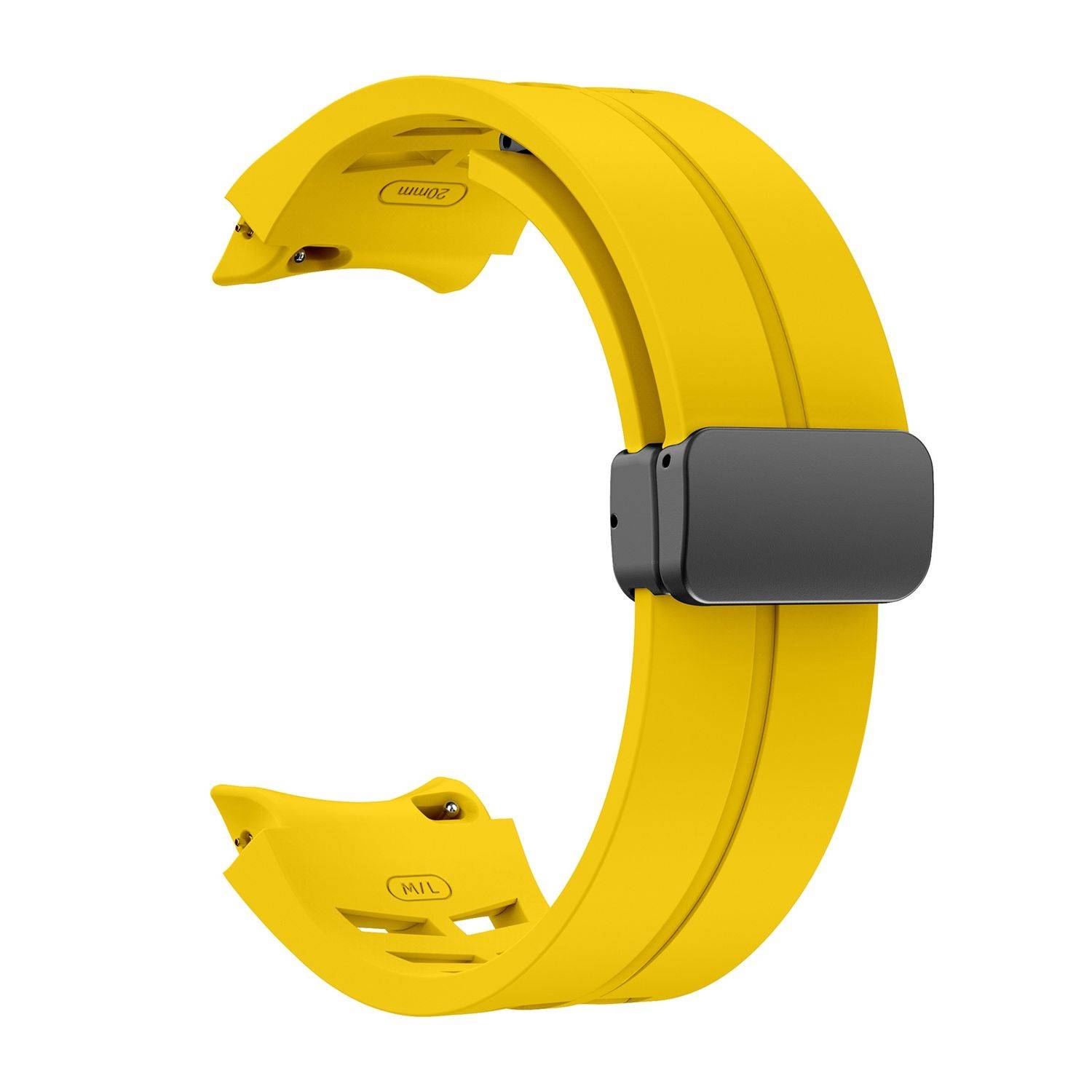Für Samsung Galaxy Watch FE / 6 / 5 / 4 40mm Silikon Armband Gelb