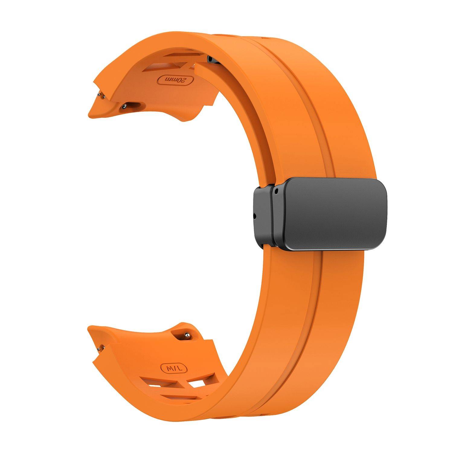 Für Samsung Galaxy Watch FE / 6 / 5 / 4 40mm Silikon Armband Orange