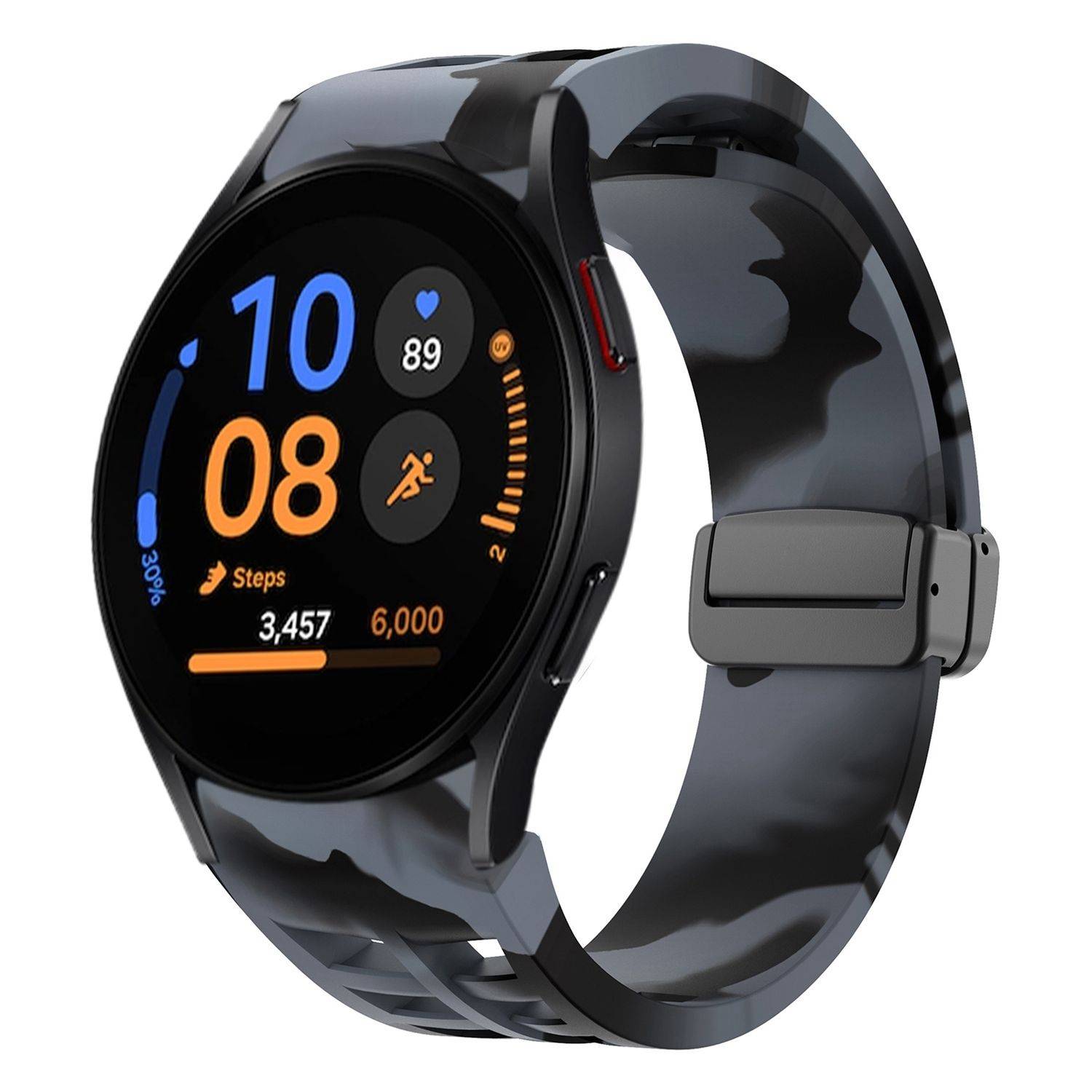 Für Samsung Galaxy Watch FE / 6 / 5 / 4 40mm Silikon Armband Muster