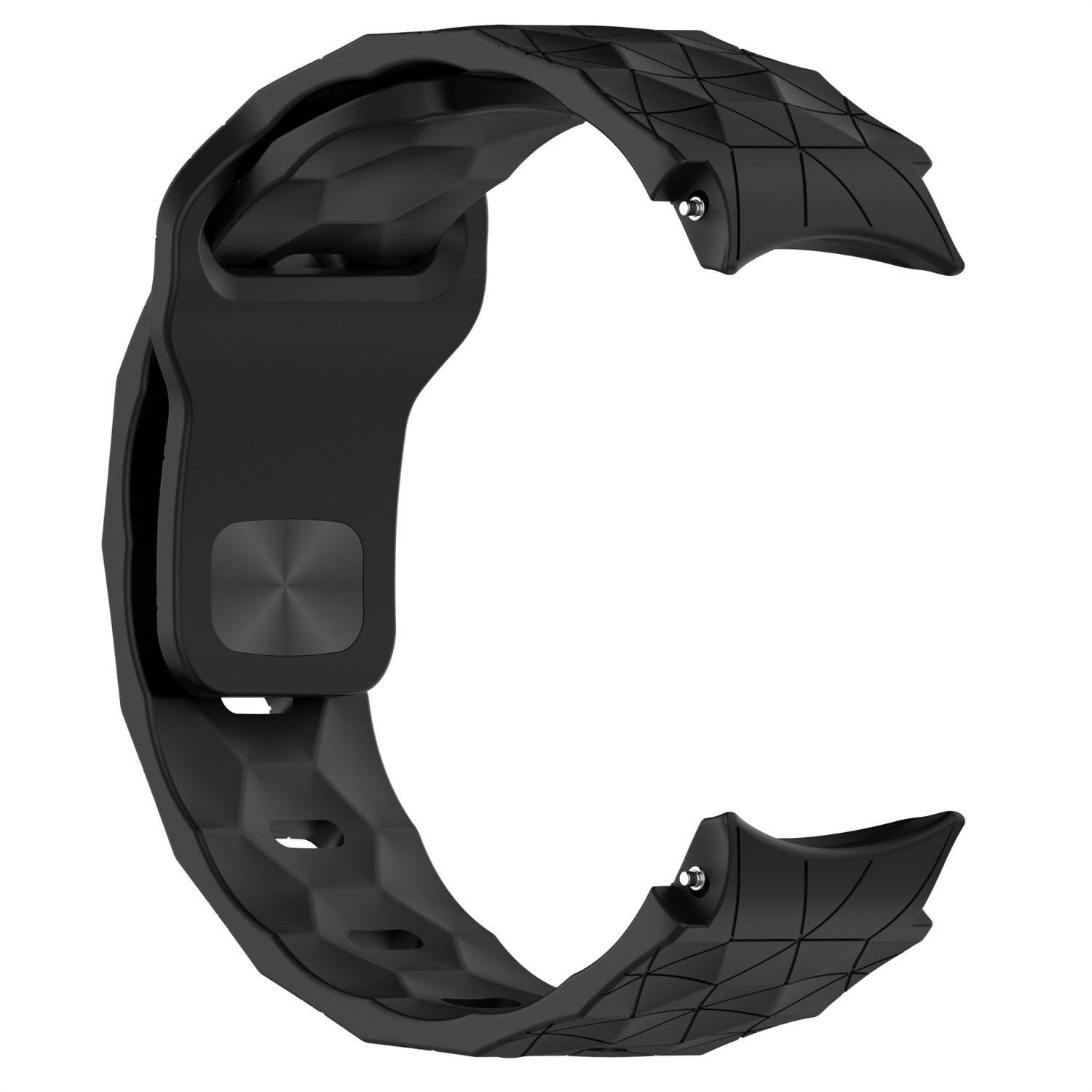 Für Samsung Galaxy Watch FE / 6 / 5 / 4 40mm Silikon Arm Band Schwarz