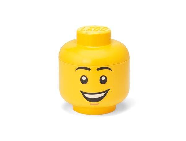 LEGO Aufbewahrungskopf Happy Boy