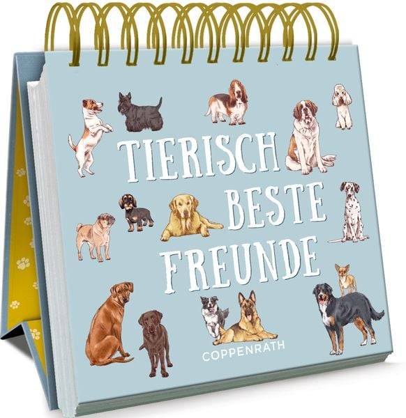 Kl. Spiralaufstellbuch: Tierisch beste Freunde (cats & dogs)