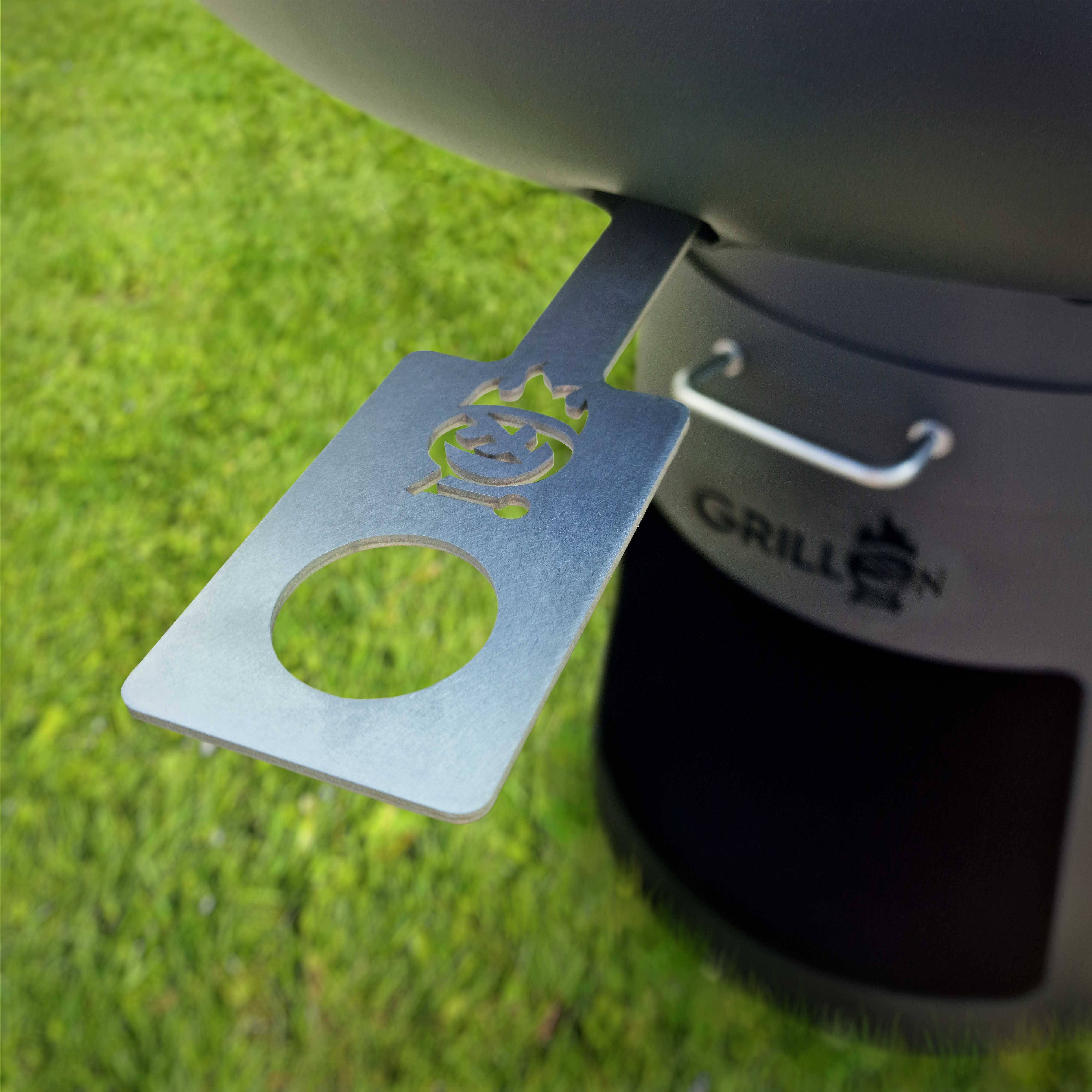 Dreamgarden Grill CIRCLE Feuerplatte ohne Grillrost Feuerschale Feuerkorb Grillplatte Feuerstelle Grillring schwarz Feuerplattengrill BBQ