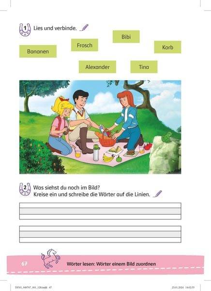 Bibi & Tina: Lernrätsel Deutsch ab 6 Jahren