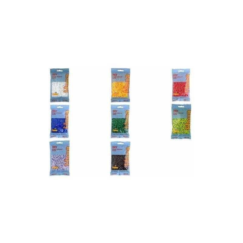 Hama Bügelperlen midi, hellgelb, im Beutel