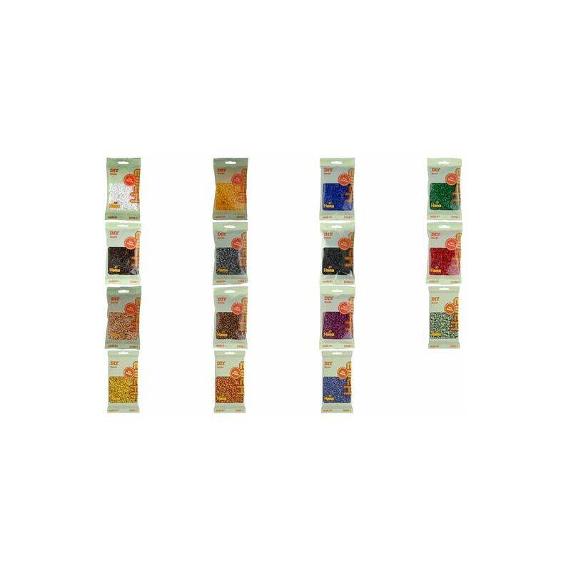 Hama Bügelperlen Bio midi, braun, im Beutel