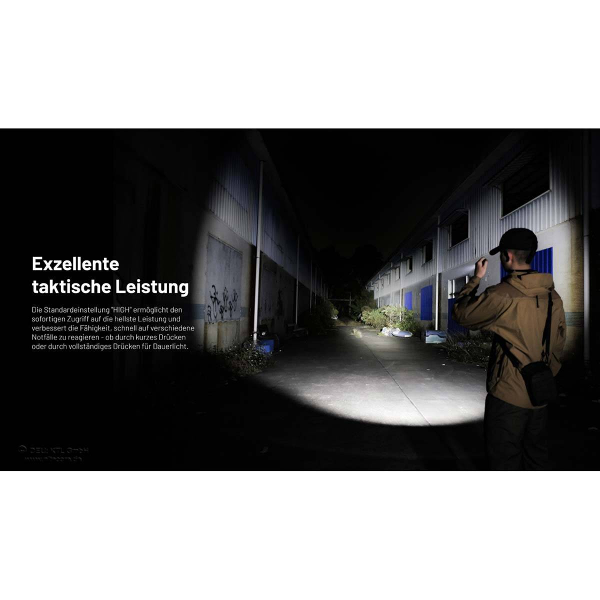 Nitecore MT1C PRO Taschenlampe 1000 Lumen - Schwarz