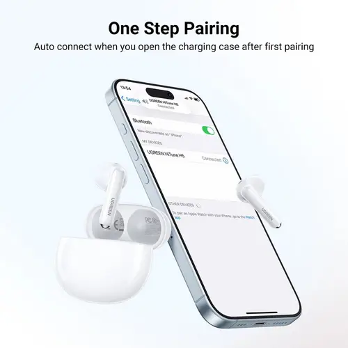 In-Ear-Kopfhörer - HiTune H5 WS201 TWS kabellose Kopfhörer – weiß In-Ear-Kopfhörer - HiTune H5 WS201 TWS kabellose Kopfhörer – weiß