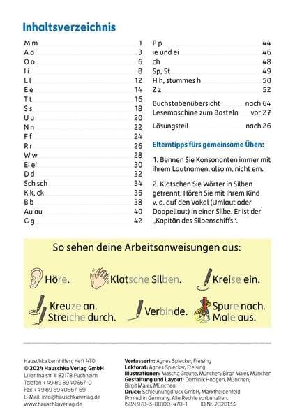 Mein Übungsheft Lesen 1. Klasse: Vom Buchstaben zum Wort