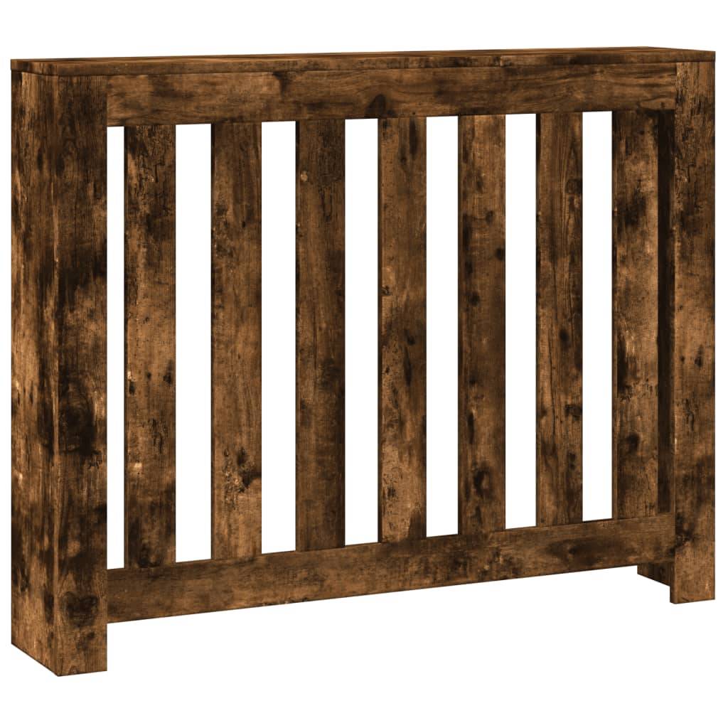 vidaXL Heizkörperverkleidung Räuchereiche 104x20x82 cm Holzwerkstoff