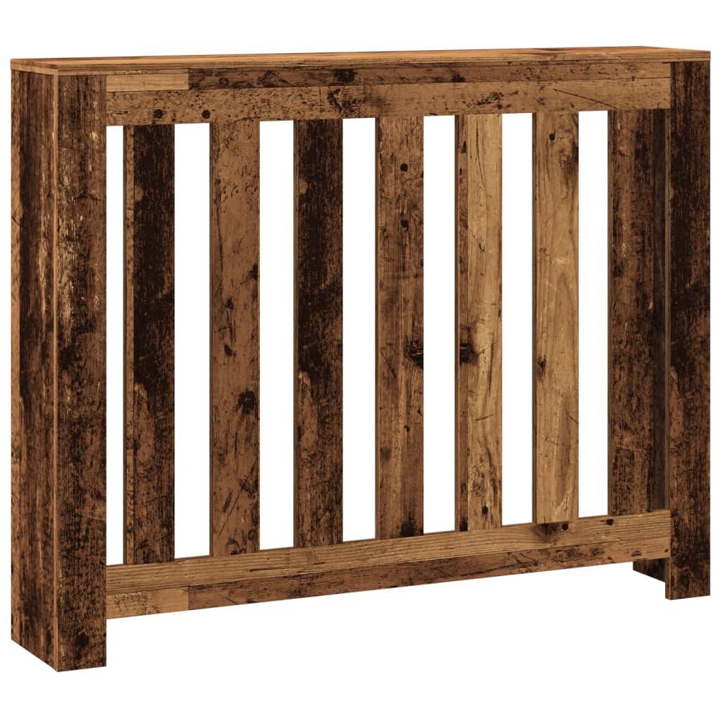 vidaXL Heizkörperverkleidung Altholz-Optik 104x20x82 cm Holzwerkstoff