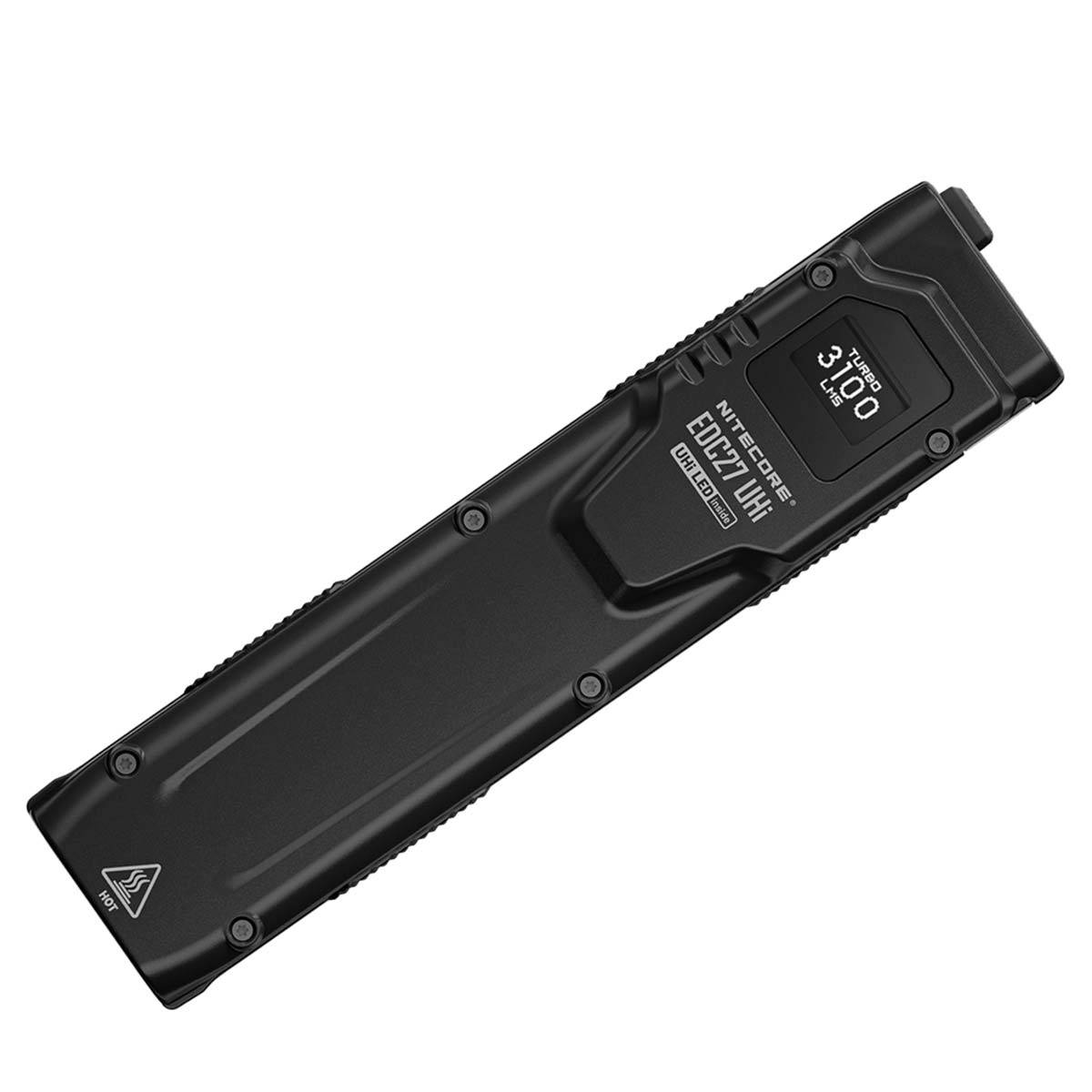 Nitecore EDC27 UHi LED-Taschenlampe 3100 Lumen - Schwarz