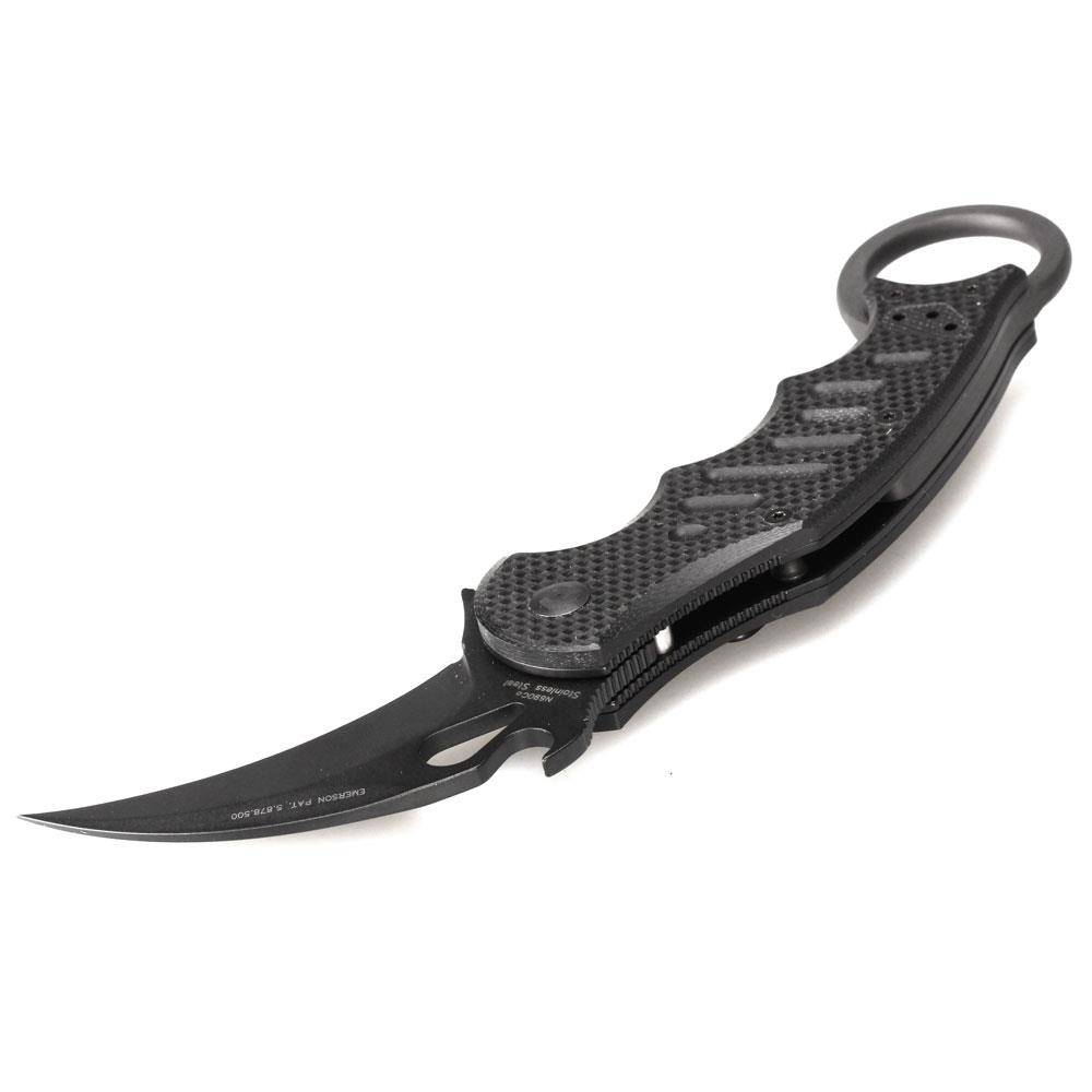 FKMD Fox Knives Small Folding Karambit Taschenmesser - Schwarz