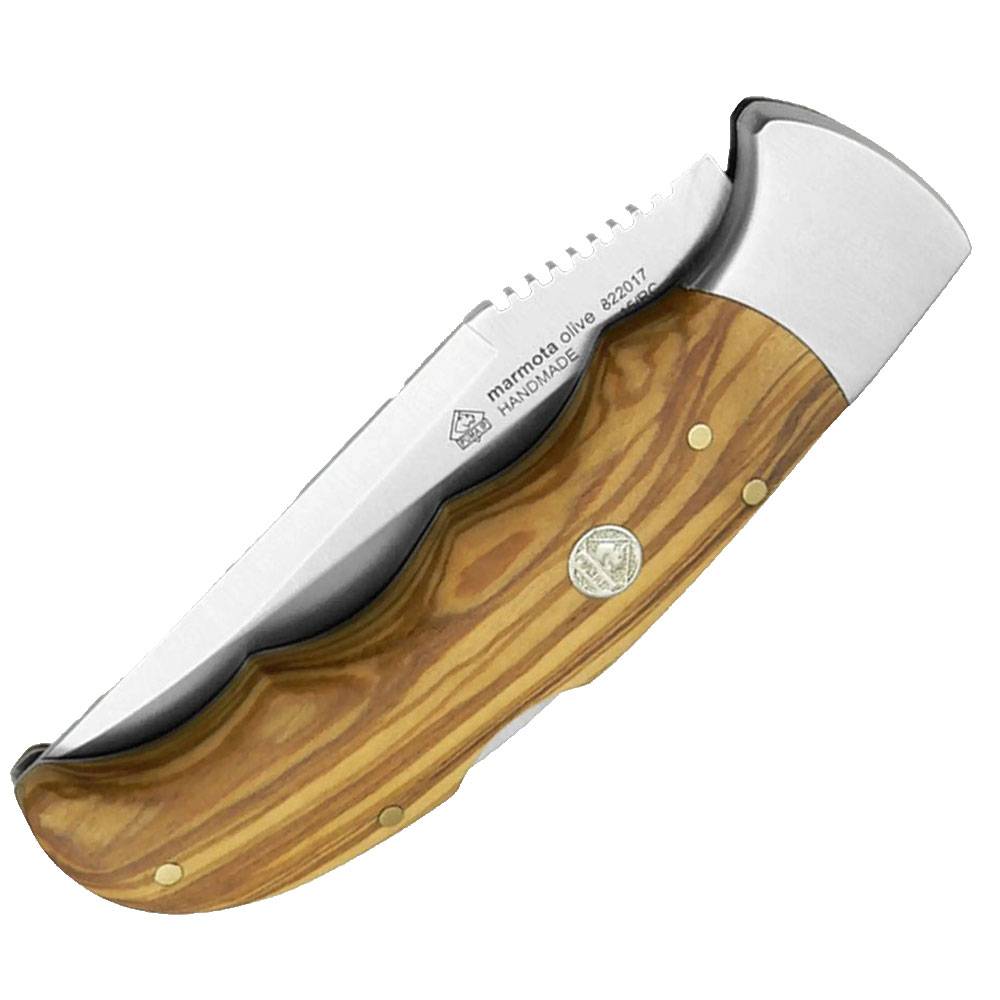 Puma IP K Marmota Olive Taschenmesser - Olivenholz