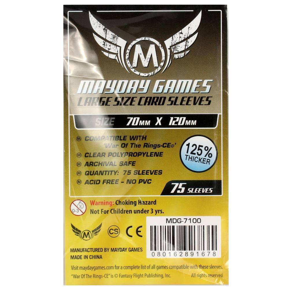 Mayday Premium Large Card Game Sleeves Hüllen 70x120mm (75 Stück) - 7100