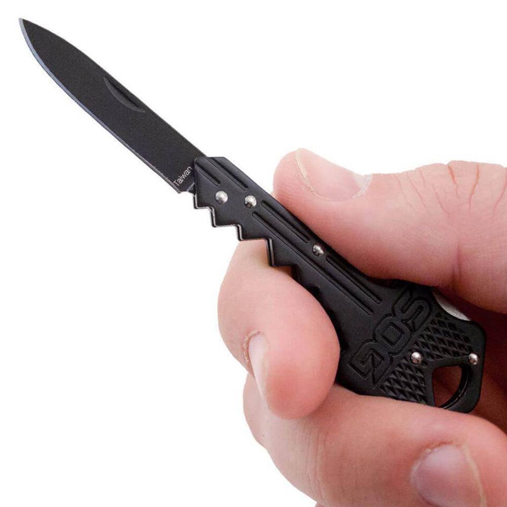SOG Key Knife Black Multifunktionswerkzeug - Schwarz