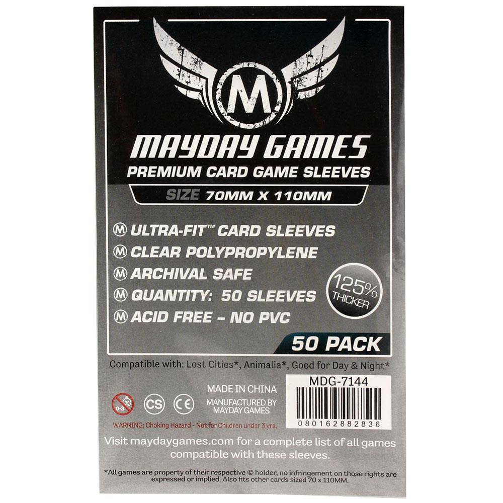 Mayday Premium Magnum Silver Sleeves Hüllen 70x110mm (50 Stück) für Scythe 7144