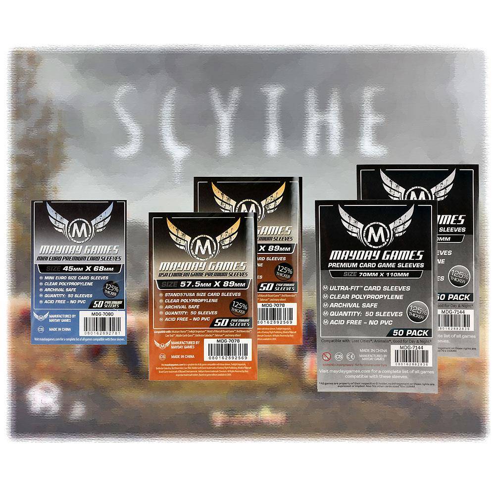 Mayday Premium Sleeves Hüllen 7078 + 7080 + 7144 Vorteilspack für Scythe