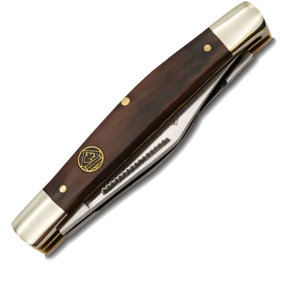 Puma SGB Stockman Wood Taschenmesser - Jacaranda