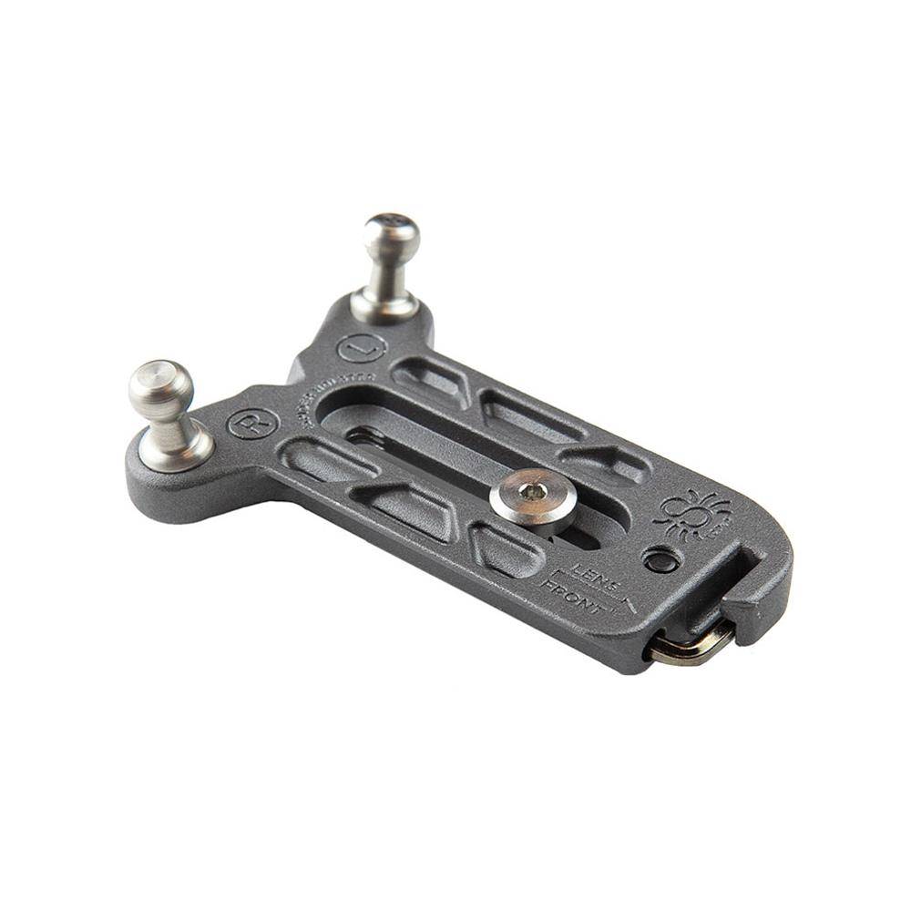 Spider Pro Lens Collar Plate v2 Platte mit Pin für Objektivschelle - Silber