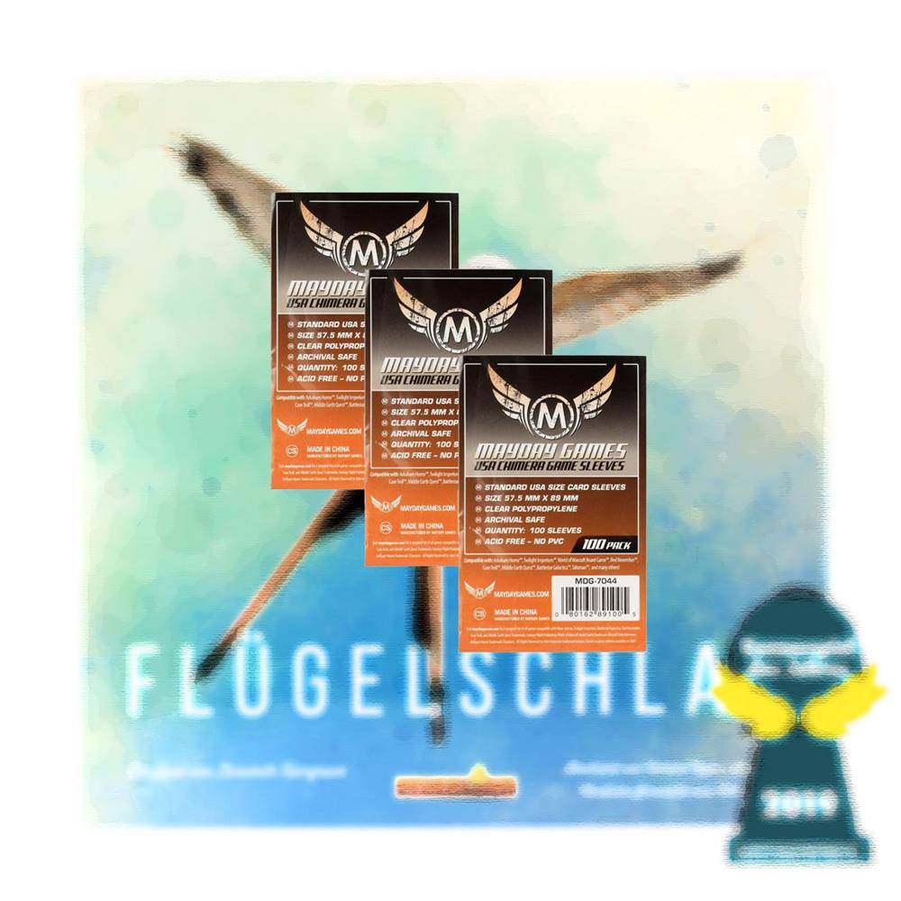 Mayday Standard Sleeves Kartenhüllen 7044 Vorteilspack für Flügelschlag Wingspan