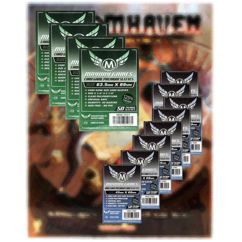 Mayday Premium Sleeves Hüllen 7077 + 7080 für Gloomhaven Pranken des Löwen