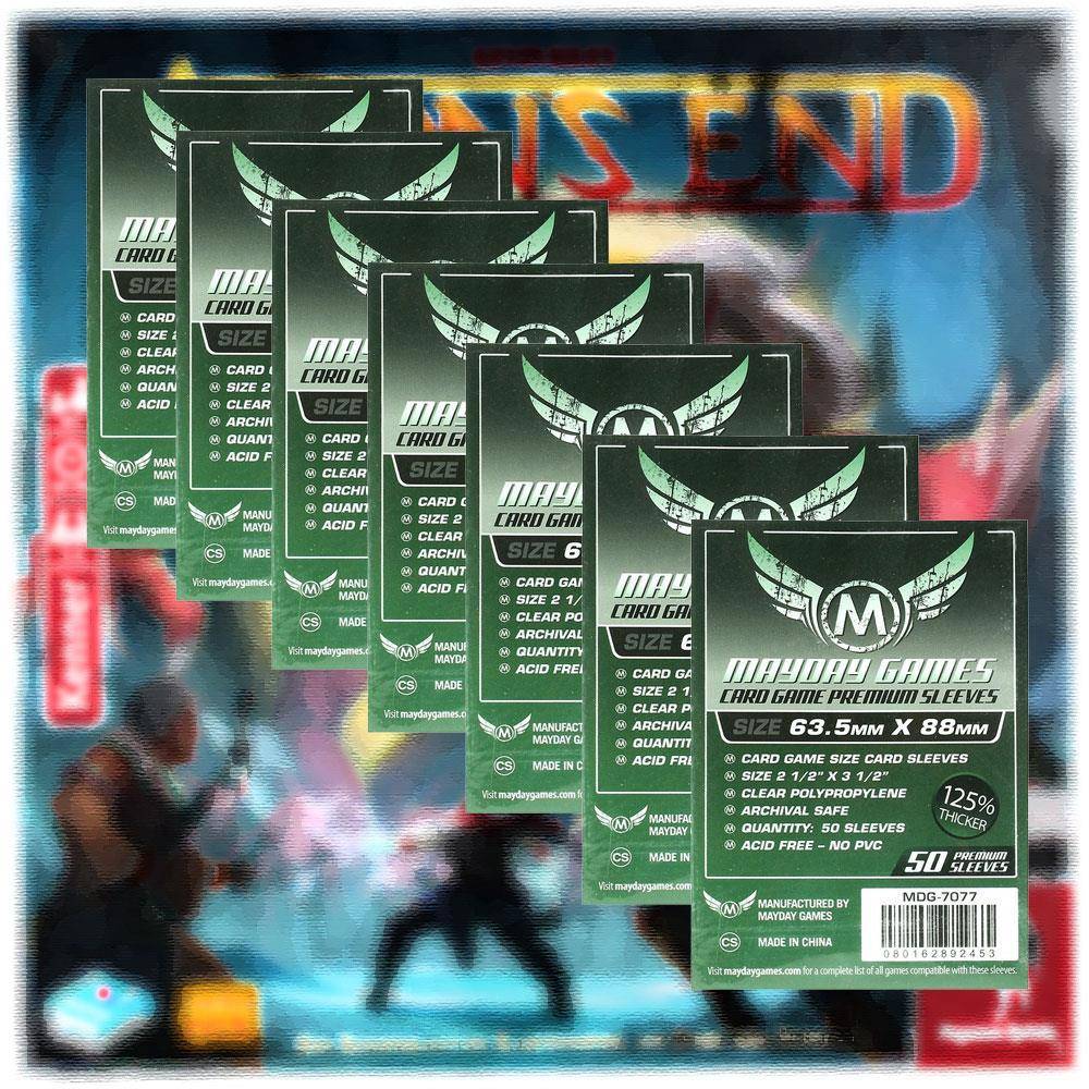 Mayday Premium Sleeves Kartenhüllen 7077 Vorteilspack für Aeons End