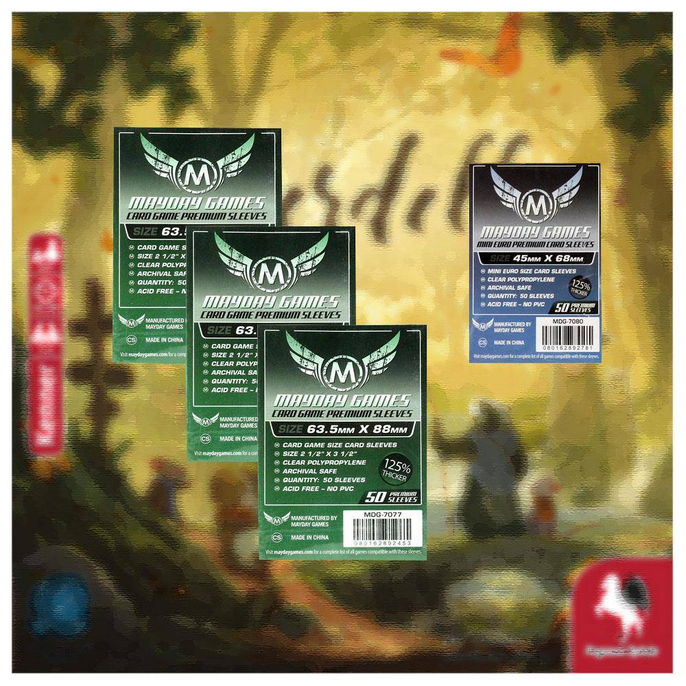 Mayday Premium Sleeves Kartenhüllen 7077 + 7080 Vorteilspack für Everdell