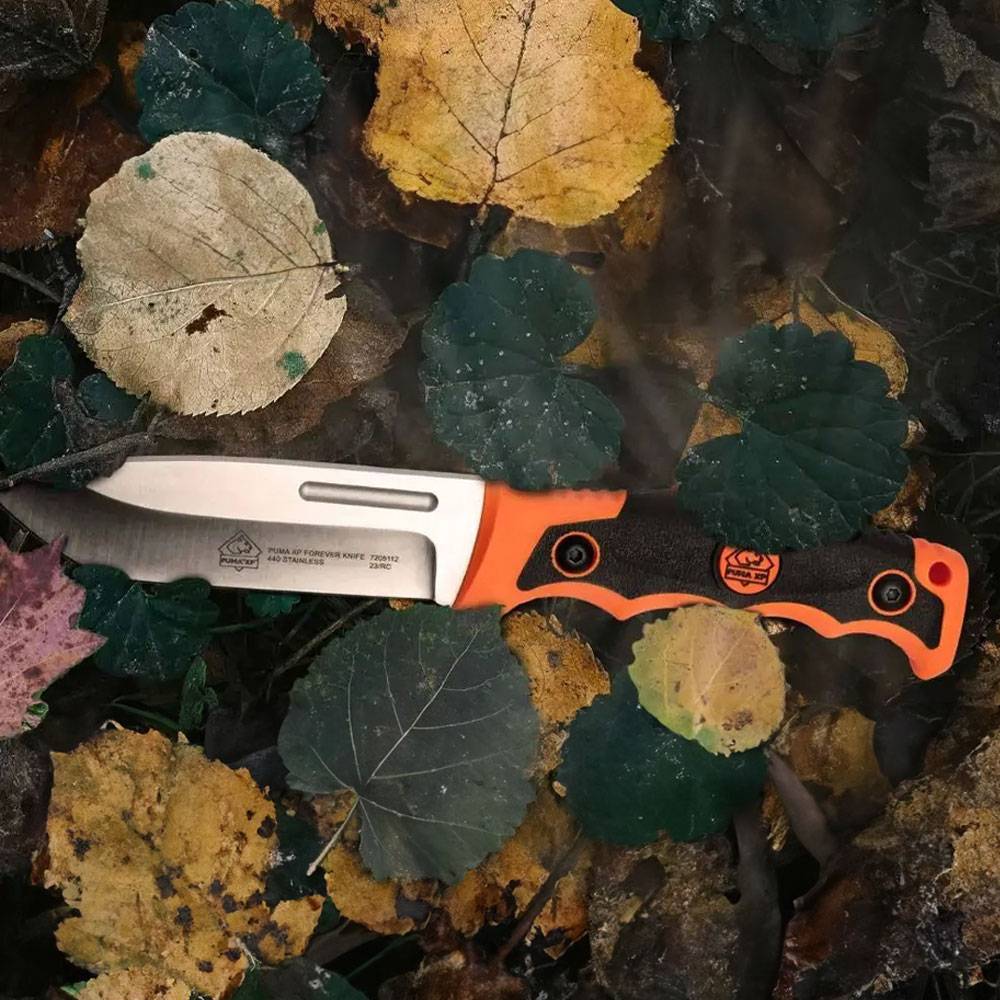 Puma XP Forever Fahrtenmesser - Orange/Schwarz