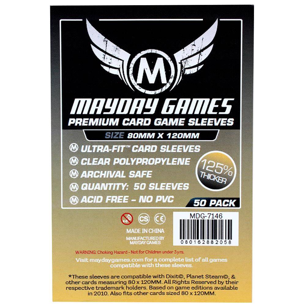 Mayday Premium Magnum Gold Sleeves Hüllen 80x120mm (50 Stück) für Dixit - 7146
