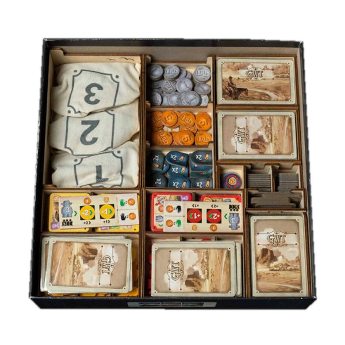 Laserox Insert für Great Western Trail 2nd Edition + Rails to the North 2nd Ed.