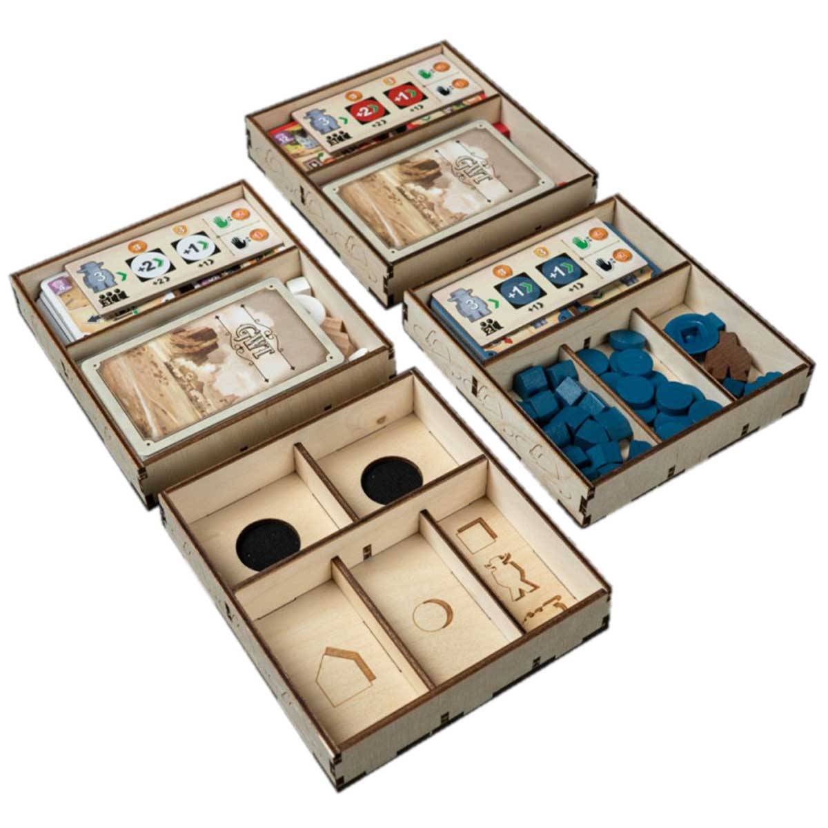 Laserox Insert für Great Western Trail 2nd Edition + Rails to the North 2nd Ed.