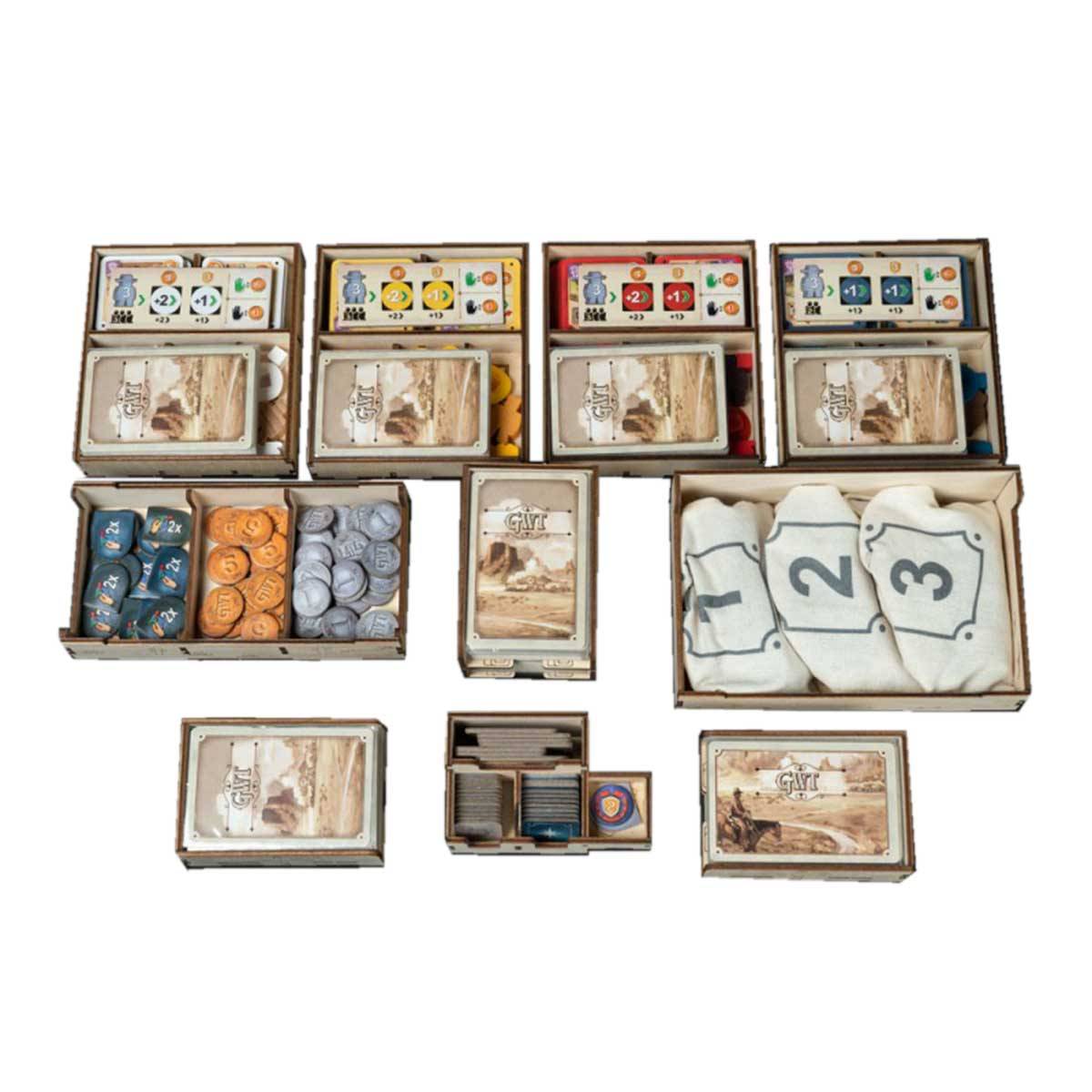 Laserox Insert für Great Western Trail 2nd Edition + Rails to the North 2nd Ed.