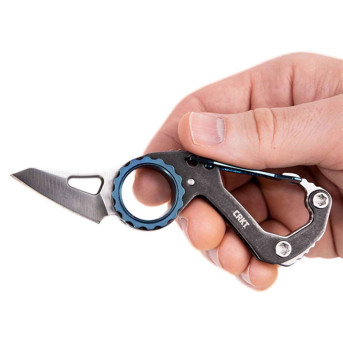 CRKT Compano Sheepfoot Taschenmesser - Black Stonewash