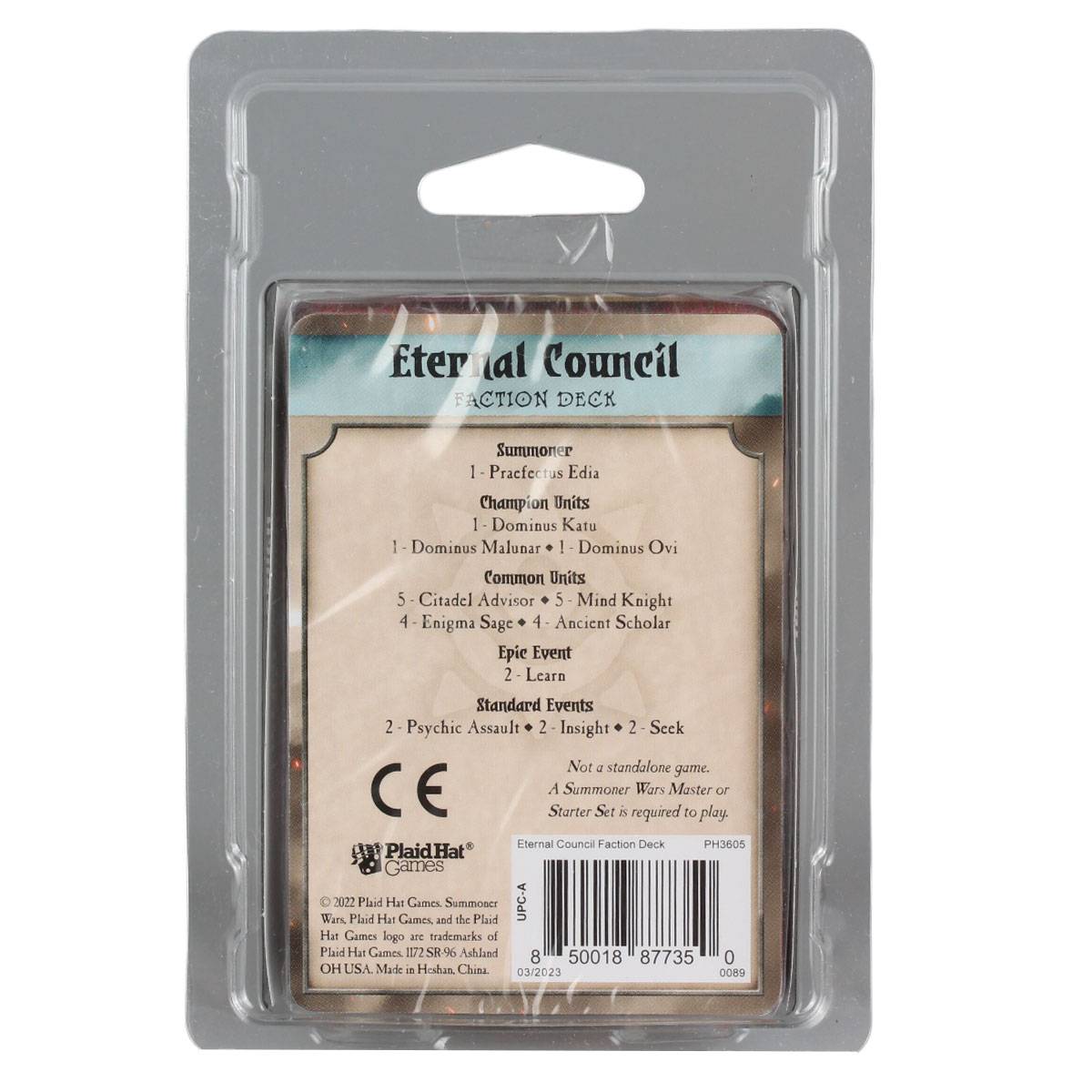 Plaid Hat Games Summoner Wars 2nd Edition Eternal Council Faction Deck (EN)