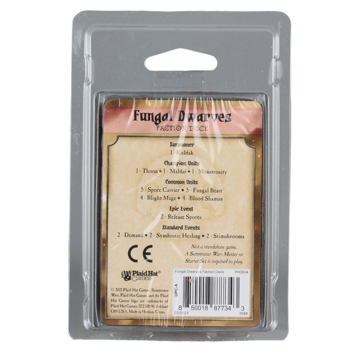 Plaid Hat Games Summoner Wars 2nd Edition Fungal Dwarves Faction Deck (EN)