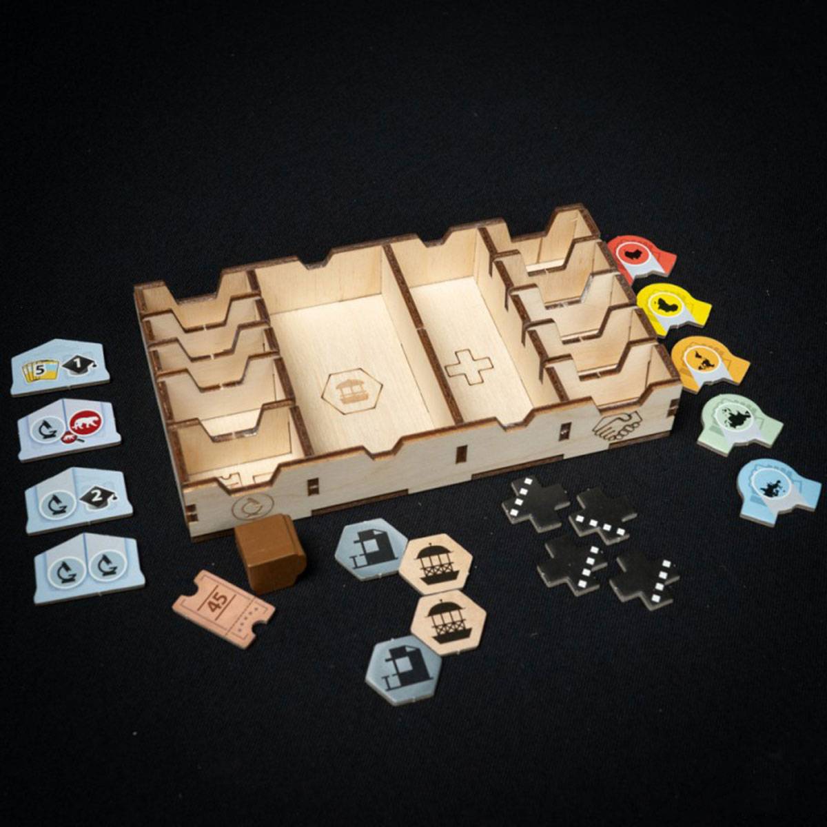 Laserox Insert für Arche Nova Wasserwelten - Organizer (+)