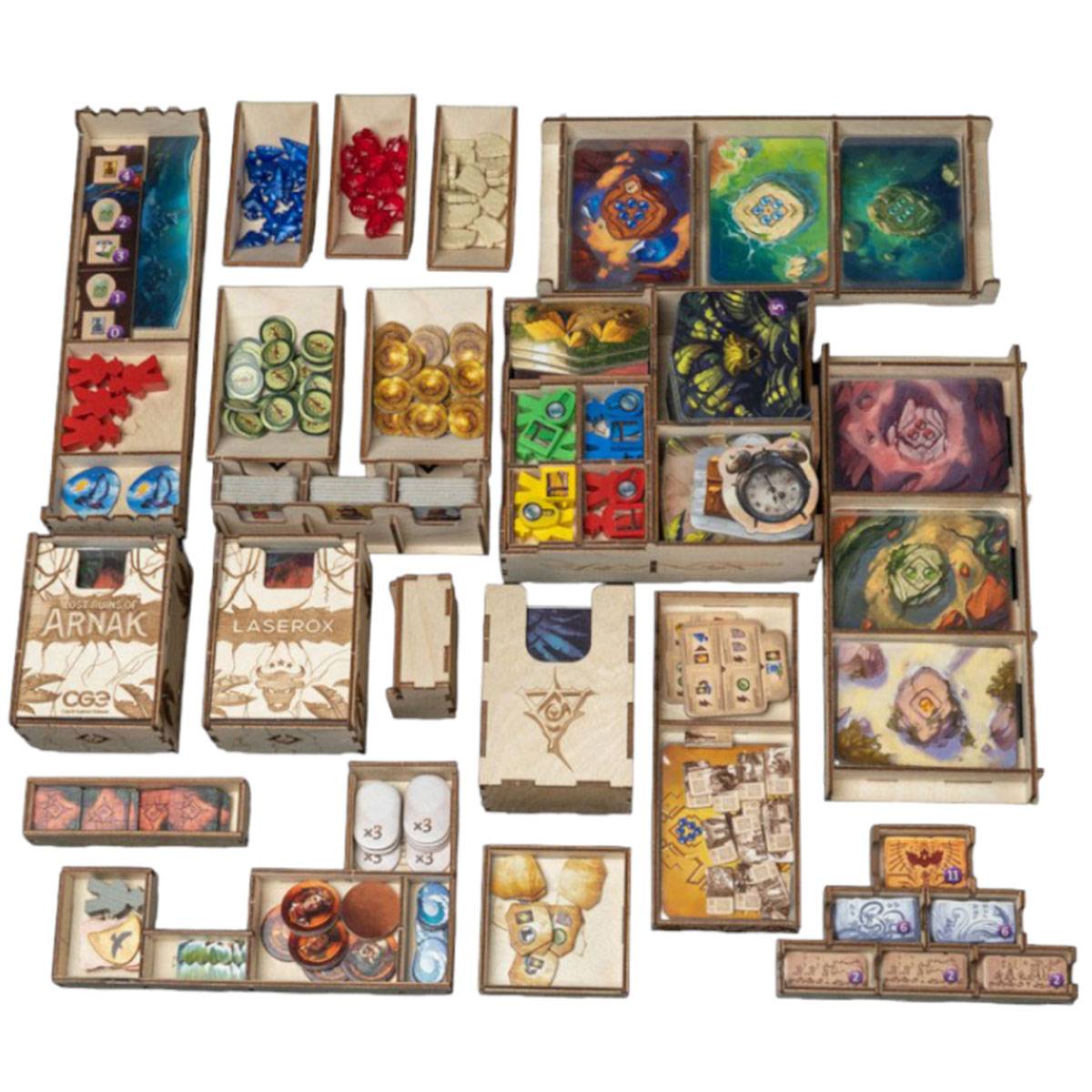 Laserox Insert für die Verlorenen Ruinen von Arnak - Organizer V3