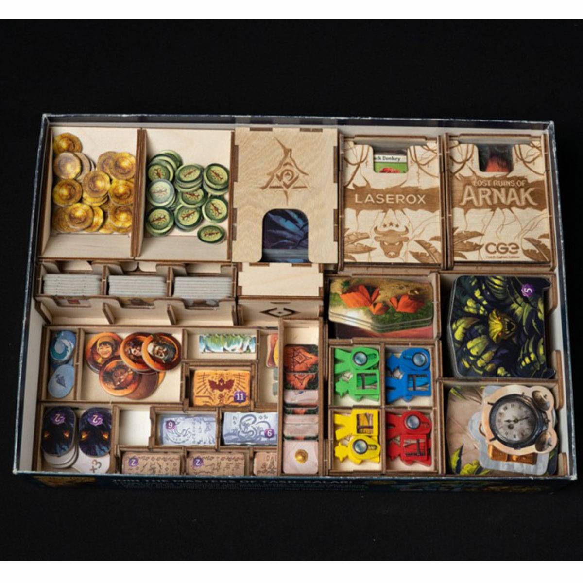 Laserox Insert für die Verlorenen Ruinen von Arnak - Organizer V3