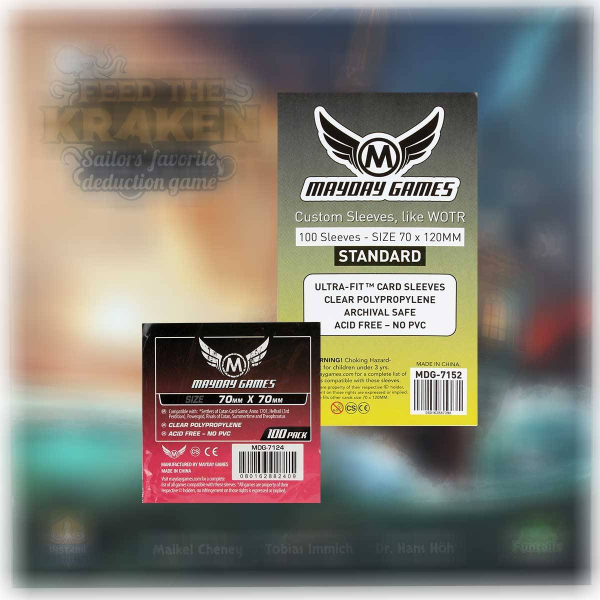 Mayday Standard Sleeves Hüllen 7124 + 7152 Vorteilspack für Feed the Kraken