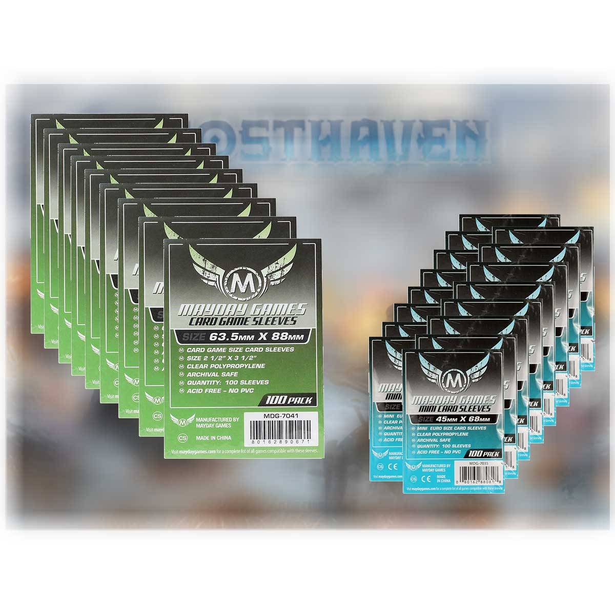 Mayday Standard Sleeves Hüllen 7035 + 7041 Vorteilspack für Frosthaven