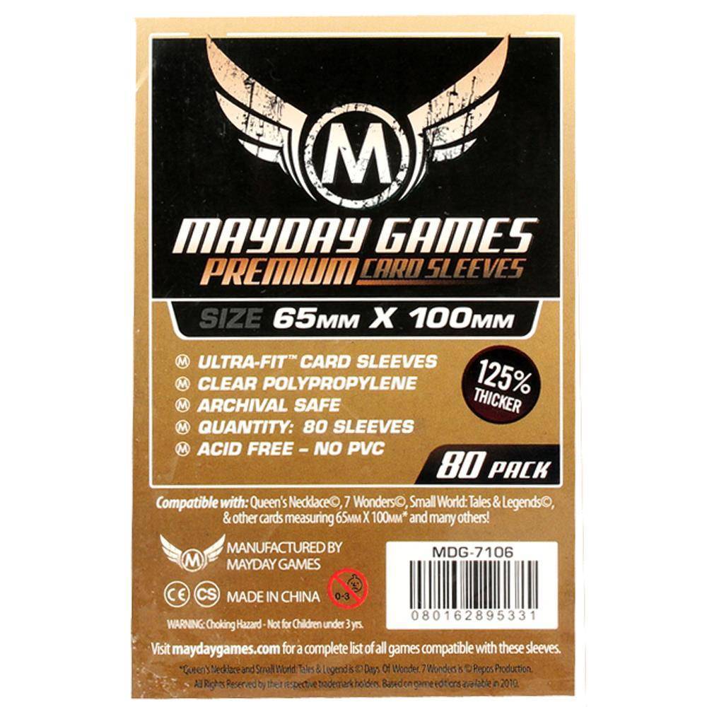 Mayday Premium Magnum Copper Sleeves Hüllen 65x100mm 80 Stück für 7 Wonders 7106