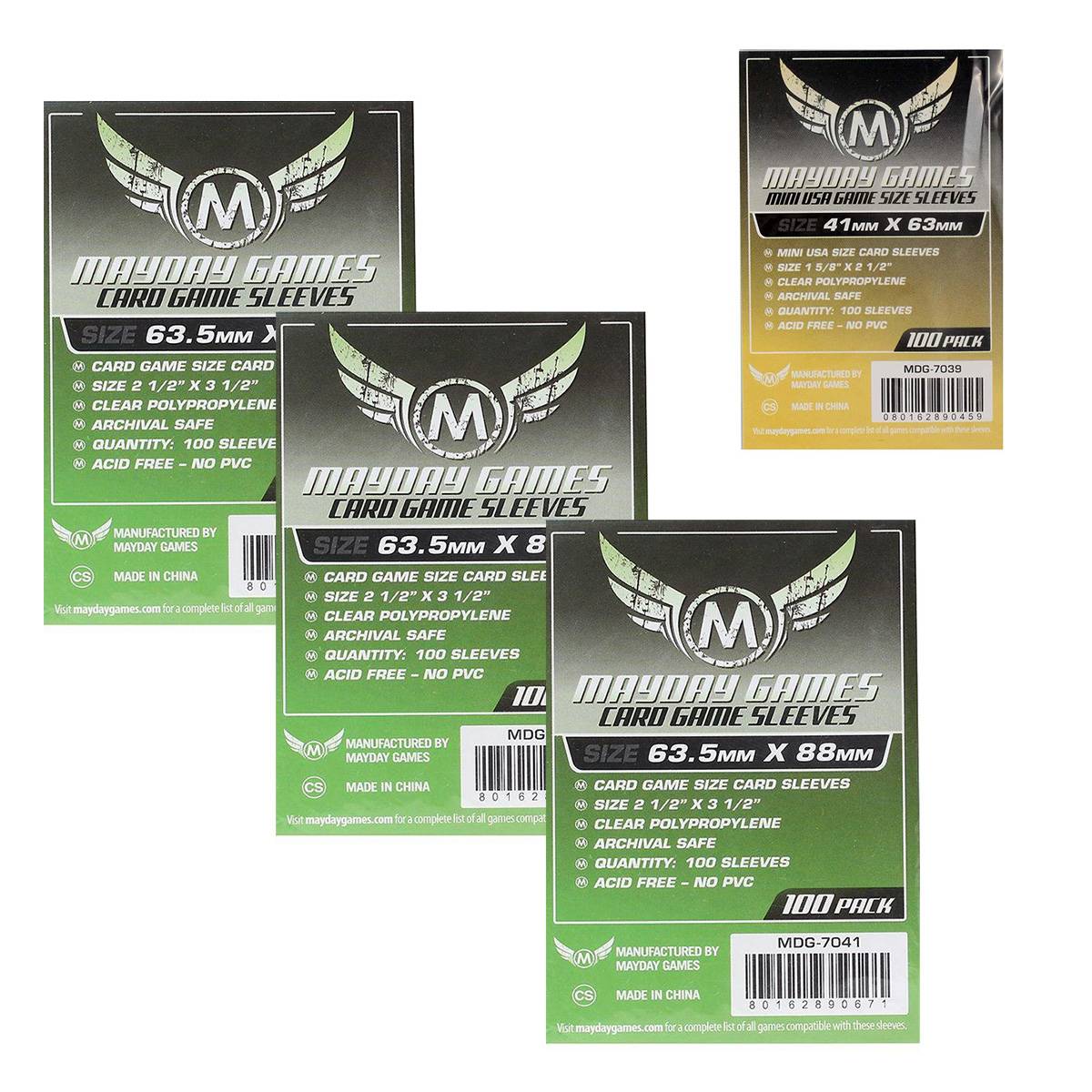 Mayday Standard Sleeves - Hüllen 7041 + 7039 - Vorteilspack Für Hegemony