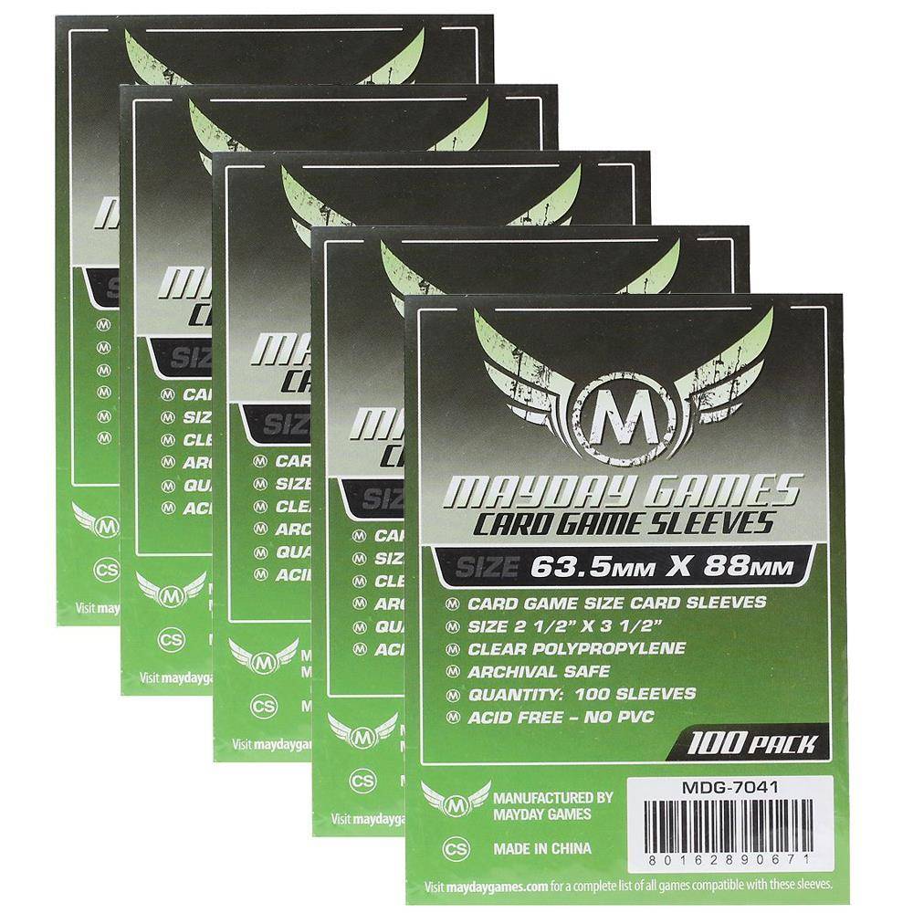 Mayday Standard Sleeves Hüllen 63,5x88mm 500 Stück Vorteilspack 7041